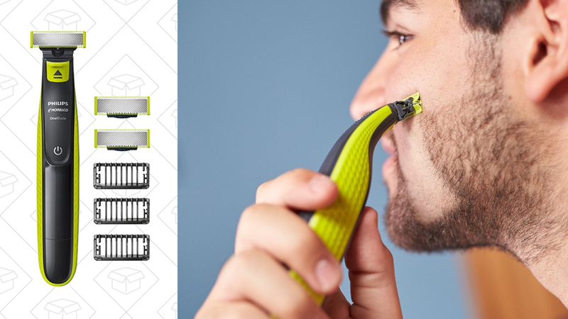 Philips Norelco OneBlade and 2 Pack Replacement Heads, $50 with $10 coupon